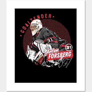 Anton Forsberg Ottawa Dots Posters and Art